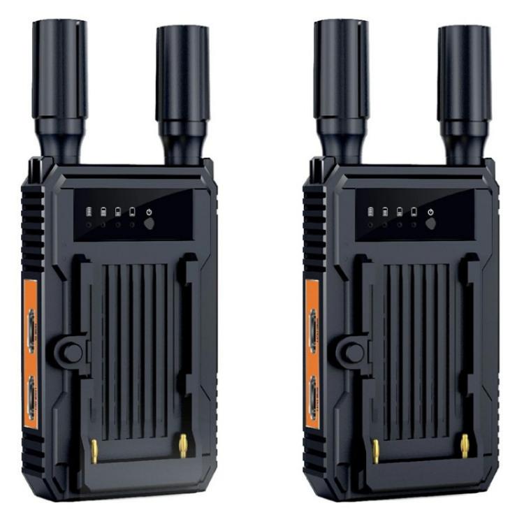 VRRIIS 097 4K HD Video HDMI Wireless Extender Kit Audio Video Wireless Transmitter Receiver, Plug:EU Plug
