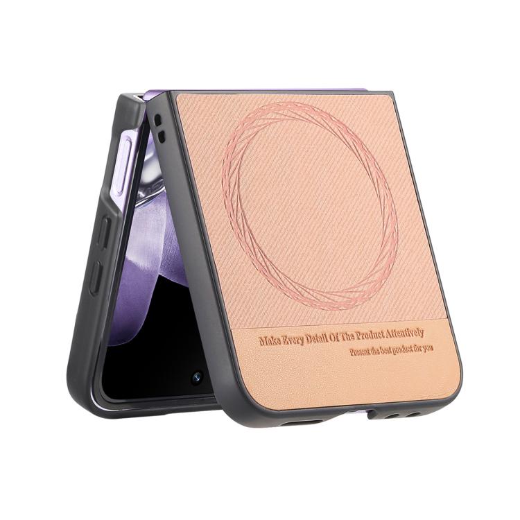 For Xiaomi Mix Flip Twill Fabric Leather Skin Magnetic Back Phone Case