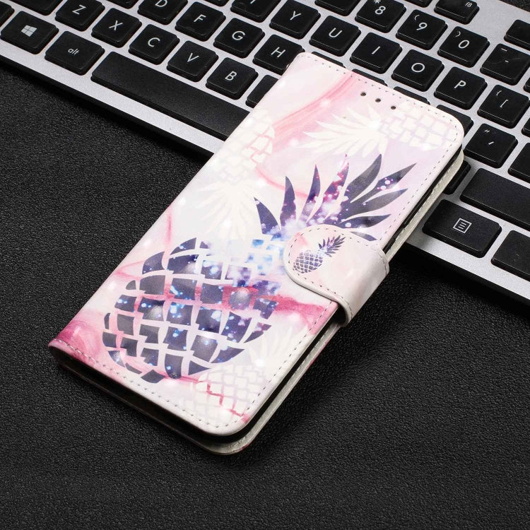 For iPhone 8 / 7 3D Visual Painting Left And Right Open Leather Case With Bracket & Card Slot & Wallet & Bracelet
