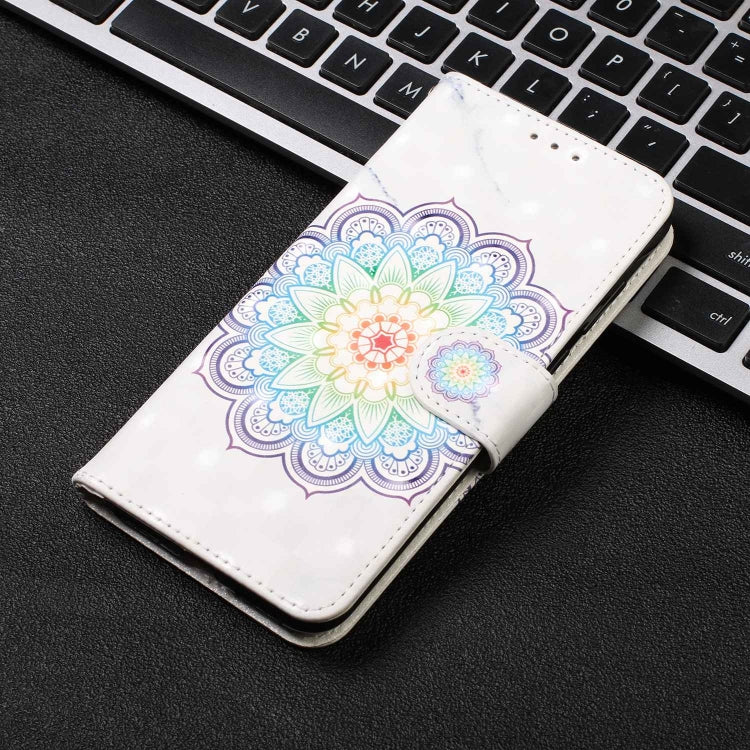 For iPhone 8 / 7 3D Visual Painting Left And Right Open Leather Case With Bracket & Card Slot & Wallet & Bracelet