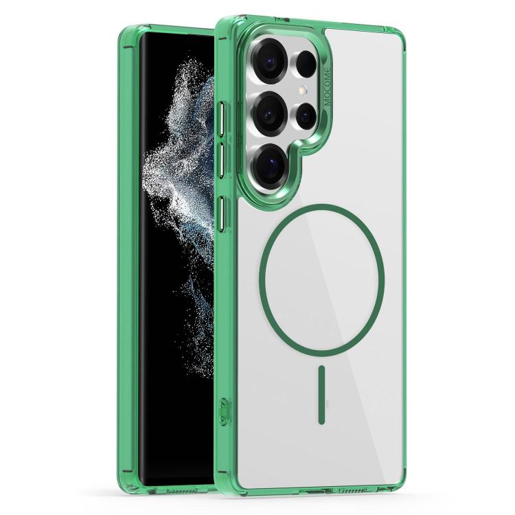 For Samsung Galaxy S22 Ultra 5G Star Shield Thin Circle MagSafe Phone Case
