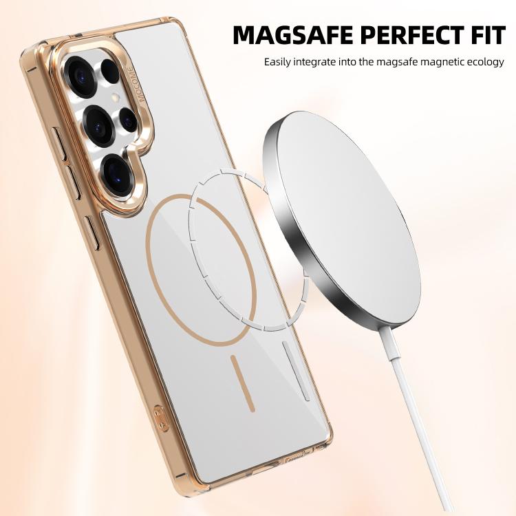 For Samsung Galaxy S23 Ultra 5G Star Shield Thin Circle MagSafe Phone Case