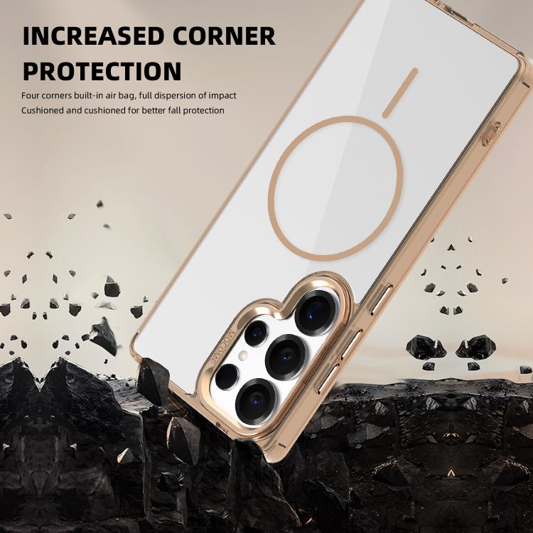 For Samsung Galaxy A55 5G Star Shield Thin Circle MagSafe Phone Case