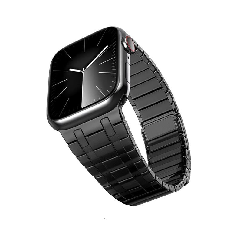For Apple Watch 46mm / 49mm / 45mm / 44mm One Bead Magnetic Milan Stainless Steel Watch Band