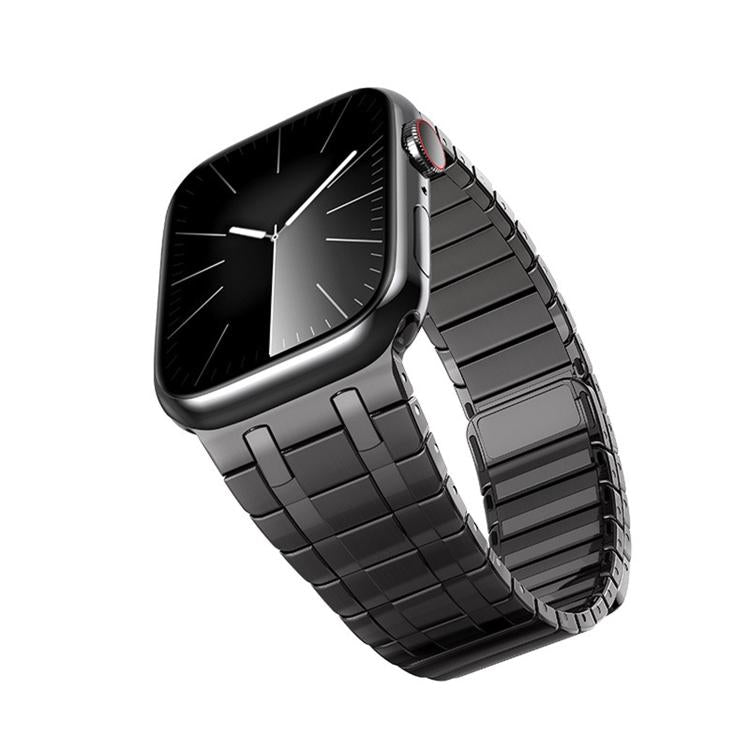 For Apple Watch 46mm / 49mm / 45mm / 44mm One Bead Magnetic Milan Stainless Steel Watch Band