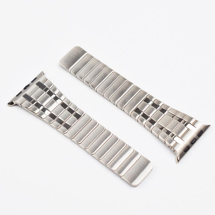 For Apple Watch 46mm / 49mm / 45mm / 44mm One Bead Magnetic Milan Stainless Steel Watch Band