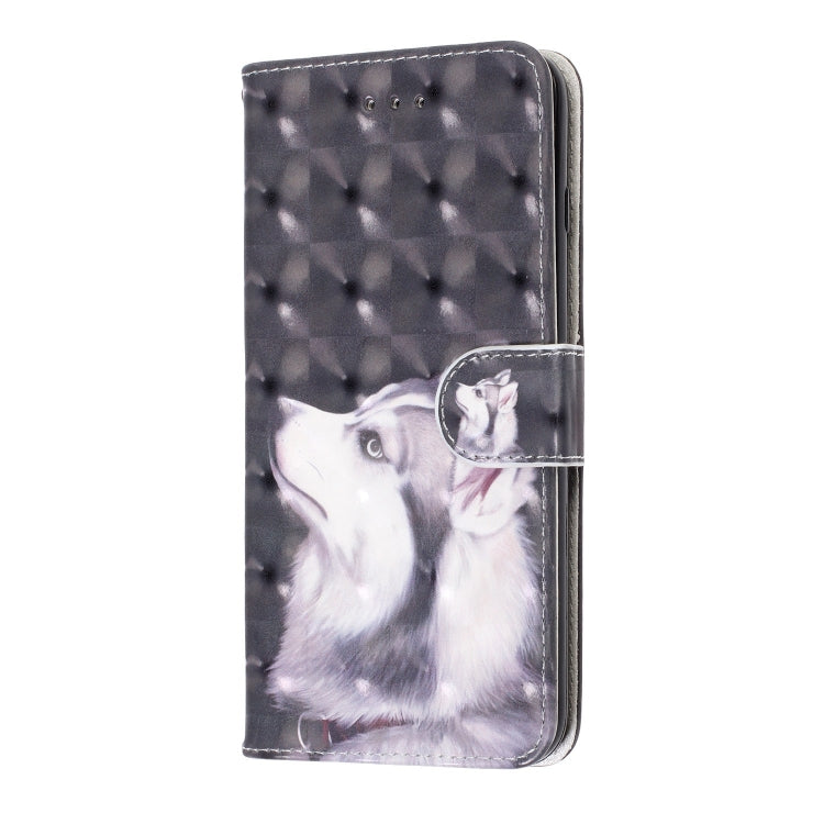 3D Visual Painting Left And Right Open Leather Case for iPhone 7Plus & 8Plus , With Bracket & Card Slot & Wallet & Bracelet