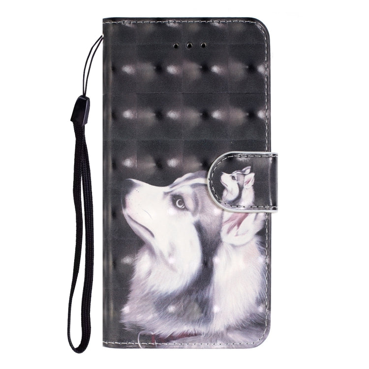 3D Visual Painting Left And Right Open Leather Case for iPhone 7Plus & 8Plus , With Bracket & Card Slot & Wallet & Bracelet