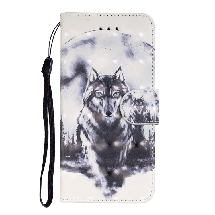 3D Visual Painting Left And Right Open Leather Case for iPhone 7Plus & 8Plus , With Bracket & Card Slot & Wallet & Bracelet