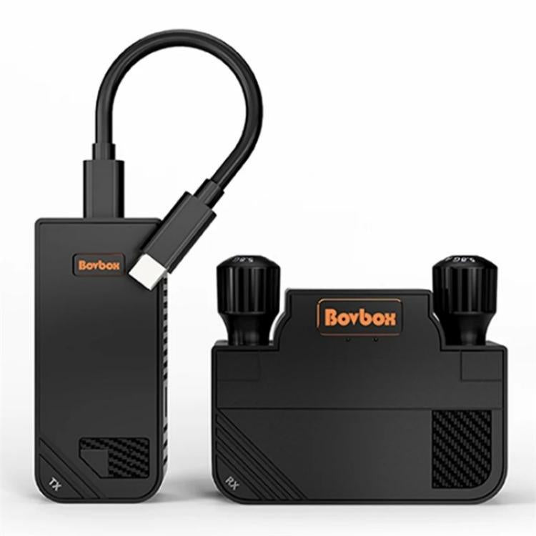 BOVBOX 091-TC For Phone Projector USB C Wireless Transmitter And Receiver Video Extender, Plug:UK Plug