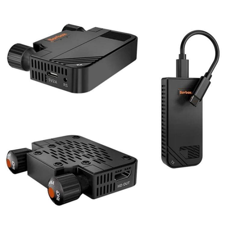 BOVBOX 091-TC For Phone Projector USB C Wireless Transmitter And Receiver Video Extender, Plug:AU Plug