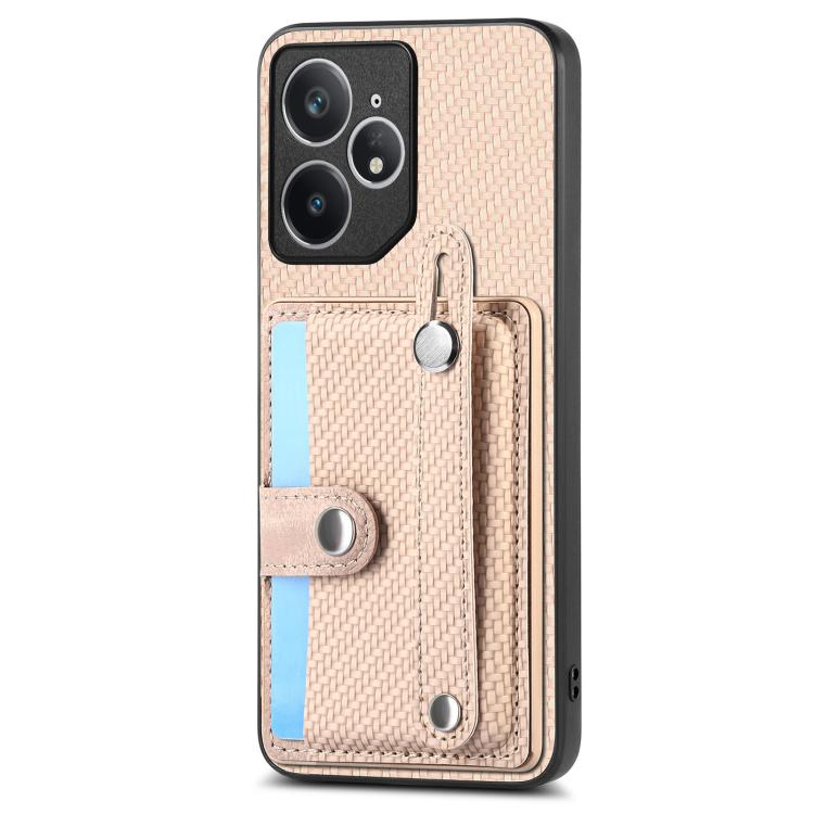 For Realme Neo7 Wristband Kickstand Wallet Back Phone Case with Tool Knife
