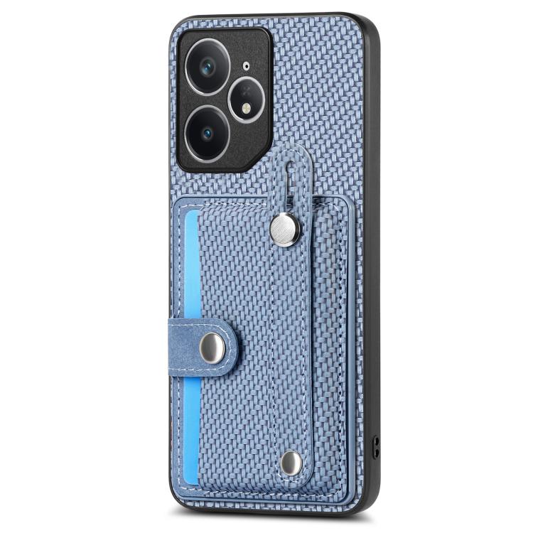 For Realme Neo7 Wristband Kickstand Wallet Back Phone Case with Tool Knife