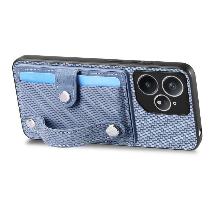 For Realme Neo7 Wristband Kickstand Wallet Back Phone Case with Tool Knife