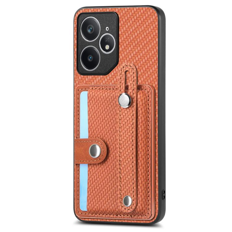 For Realme Neo7 Wristband Kickstand Wallet Back Phone Case with Tool Knife