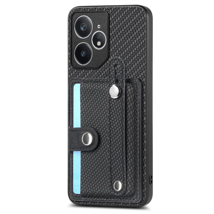 For Realme Neo7 Wristband Kickstand Wallet Back Phone Case with Tool Knife