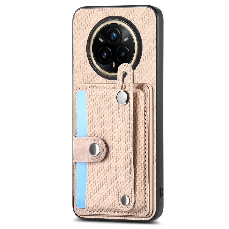 For Realme 14 Pro+ Wristband Kickstand Wallet Back Phone Case with Tool Knife