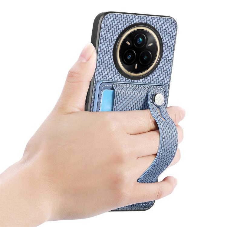 For Realme 14 Pro+ Wristband Kickstand Wallet Back Phone Case with Tool Knife