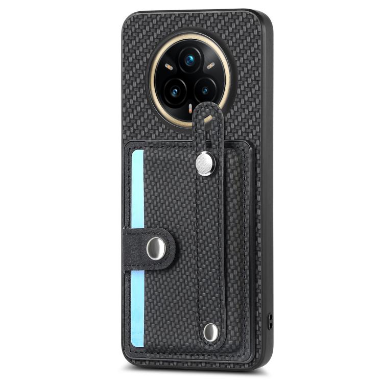 For Realme 14 Pro+ Wristband Kickstand Wallet Back Phone Case with Tool Knife