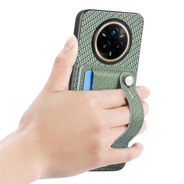 For Realme 14 Pro+ Wristband Kickstand Wallet Back Phone Case with Tool Knife