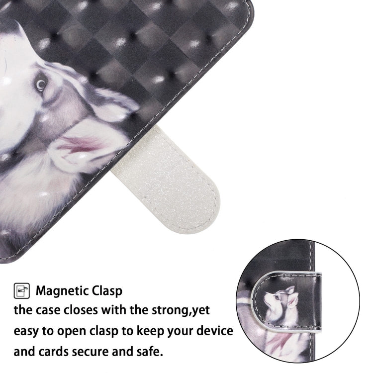 For iPhone X / XS 3D Visual Painting Left And Right Open Leather Case  with Bracket & Card Slot & Wallet & Bracelet
