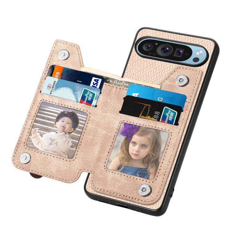 For Google Pixel 10 Pro XL Carbon Fiber Horizontal Flip Zipper Wallet Phone Case