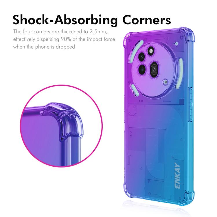 For Nothing Phone 3a Pro ENKAY Hat-Prince Gradient Airbag TPU Phone Case