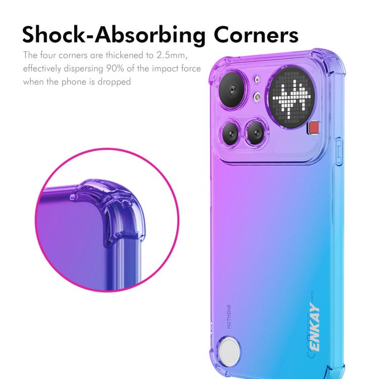 For Nothing Phone 4a Pro ENKAY Hat-Prince Gradient Airbag TPU Phone Case