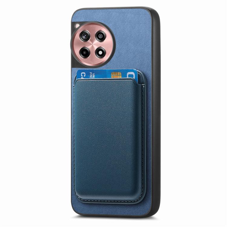 For OnePlus Ace 5 / 5 Pro Retro Magsafe Card Bag PU Back Cover Phone Case
