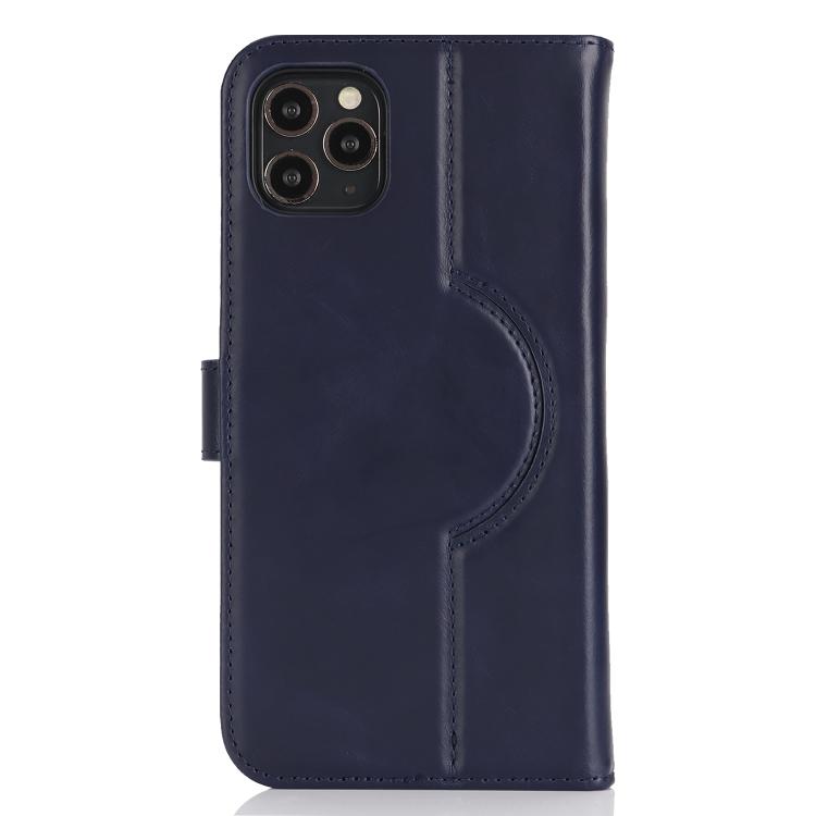 For iPhone 11 Genuine Leather Card Wallet MagSafe Phone Case