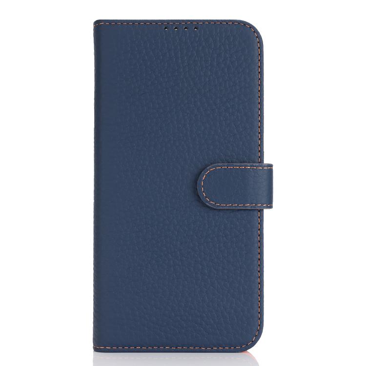 For iPhone 15 Genuine Leather Card Wallet MagSafe Phone Case