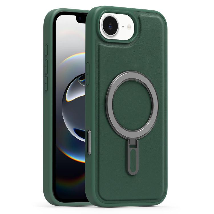 For iPhone 17e / 16e Silver Shield MagSafe Holder Shockproof Phone Case