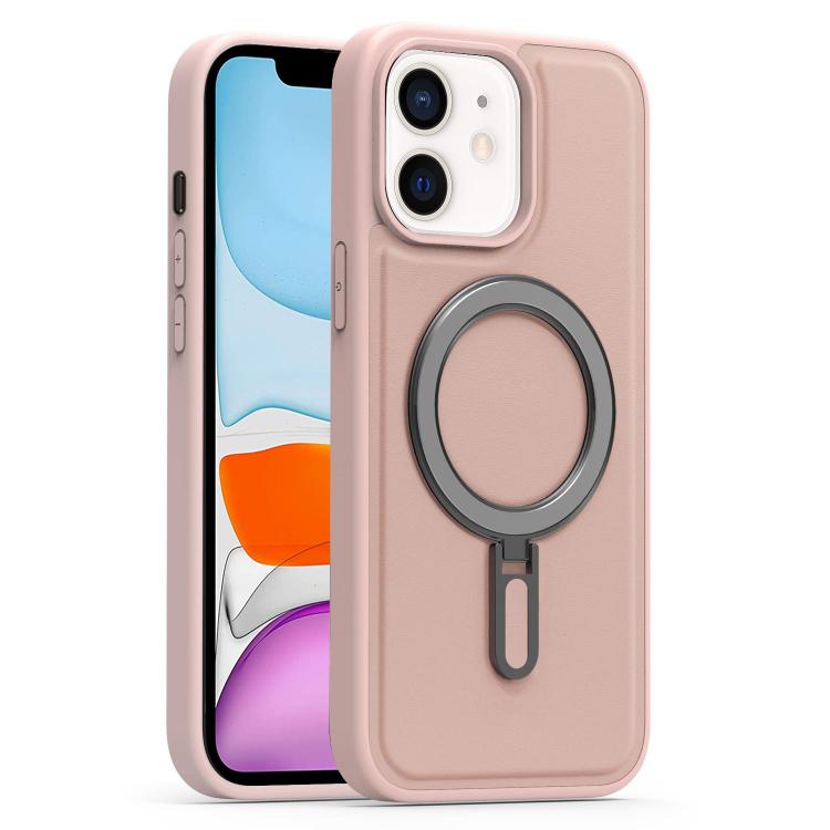 For iPhone 11 Silver Shield MagSafe Holder Shockproof Phone Case