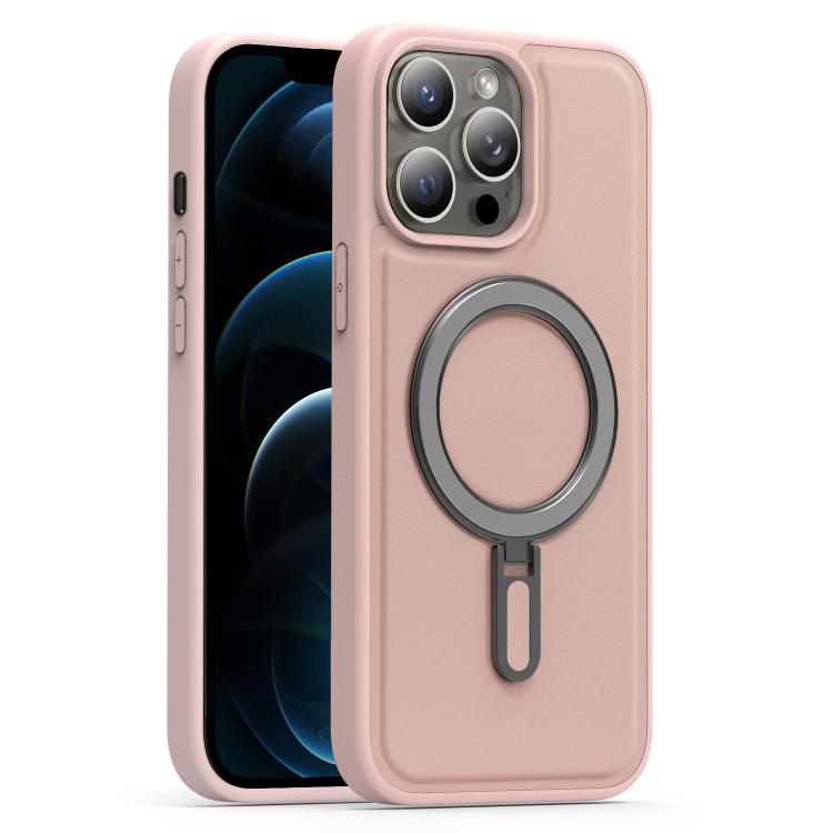 For iPhone 12 Pro Max Silver Shield MagSafe Holder Shockproof Phone Case