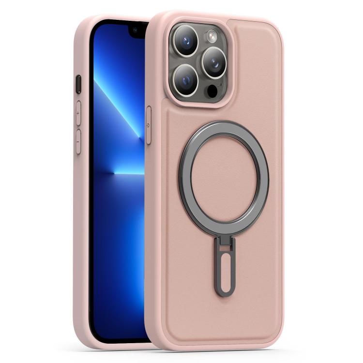 For iPhone 13 Pro Silver Shield MagSafe Holder Shockproof Phone Case