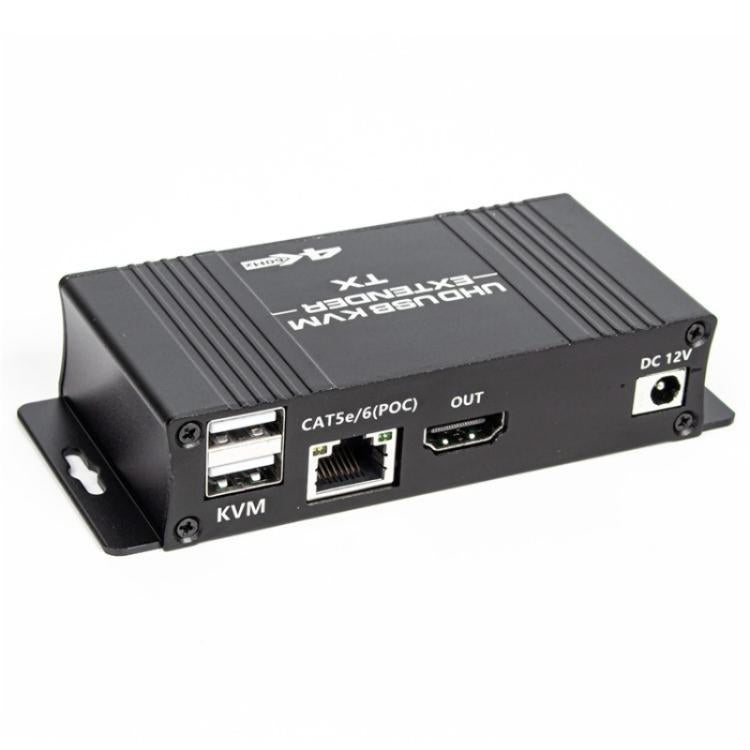 D5-1 / D6-1 80m Cat6 / 5e Network Cable Extender Computer Control HDMI KVM Extender, Plug:US Plug