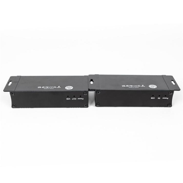 D5-1 / D6-1 80m Cat6 / 5e Network Cable Extender Computer Control HDMI KVM Extender, Plug:US Plug
