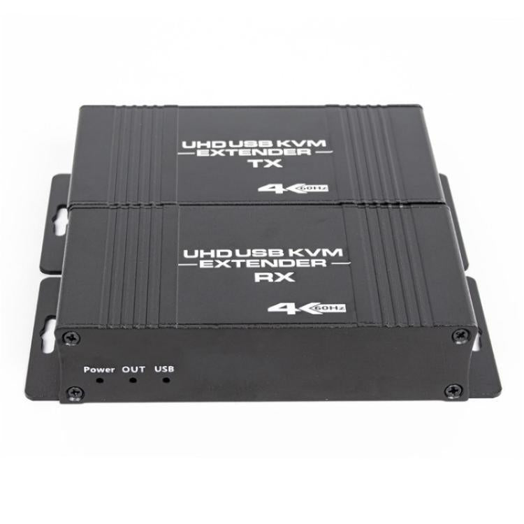 D5-1 / D6-1 80m Cat6 / 5e Network Cable Extender Computer Control HDMI KVM Extender, Plug:US Plug