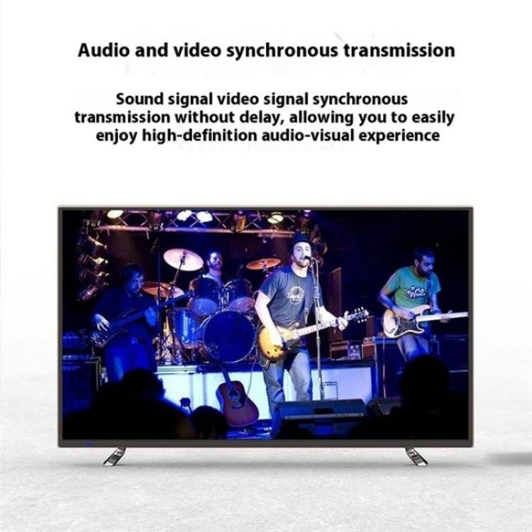 D1-1 / D2-1 Network Cable HD Video Signal Transmitter 50m Extender HDMI to RJ45 Extender, Plug:EU Plug