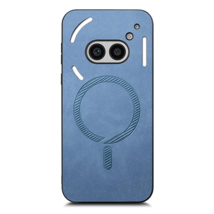 For Nothing Phone 2a Retro Magsafe Magnetic PU Back Cover Phone Case