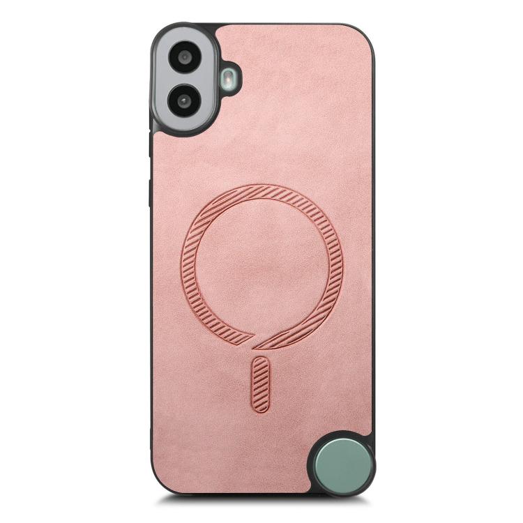 For Nothing CMF Phone 1 Retro Magsafe Magnetic PU Back Cover Phone Case