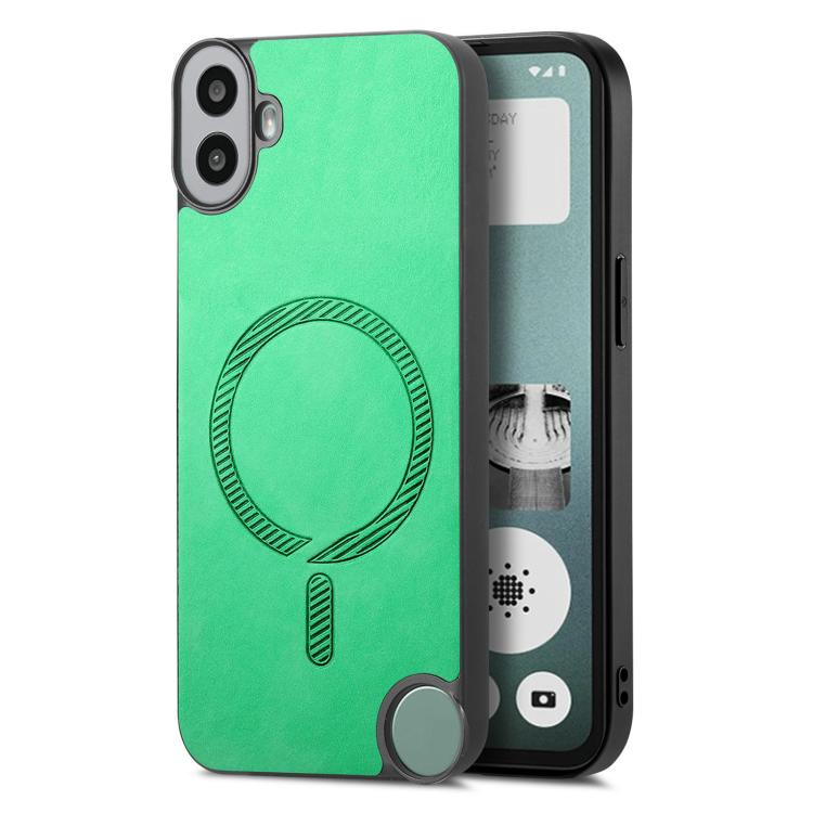 For Nothing CMF Phone 1 Retro Magsafe Magnetic PU Back Cover Phone Case