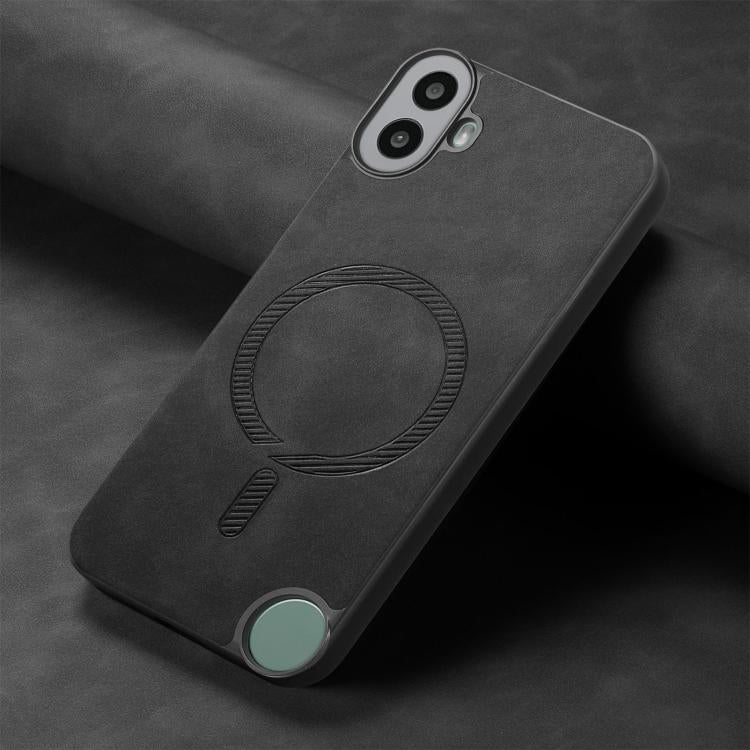 For Nothing CMF Phone 1 Retro Magsafe Magnetic PU Back Cover Phone Case