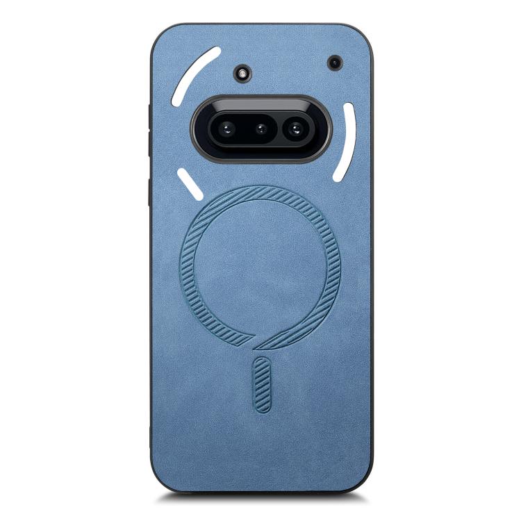 For Nothing Phone 3a Retro Magsafe Magnetic PU Back Cover Phone Case