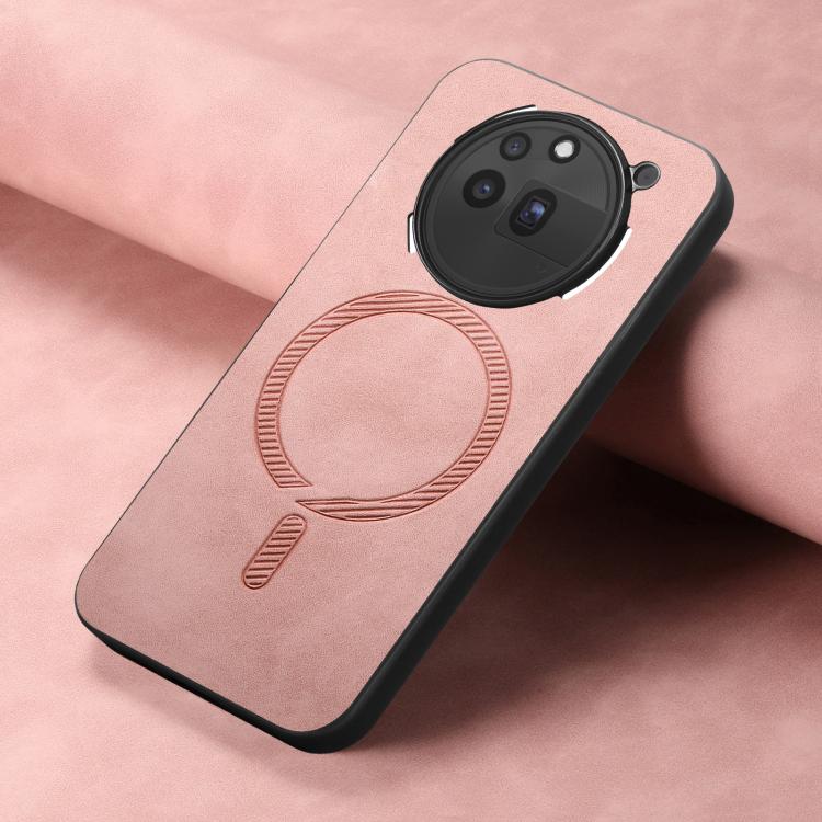 For Nothing Phone 3a Pro Retro Magsafe Magnetic PU Back Cover Phone Case