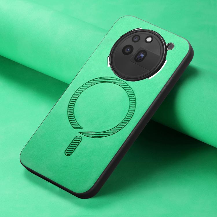For Nothing Phone 3a Pro Retro Magsafe Magnetic PU Back Cover Phone Case