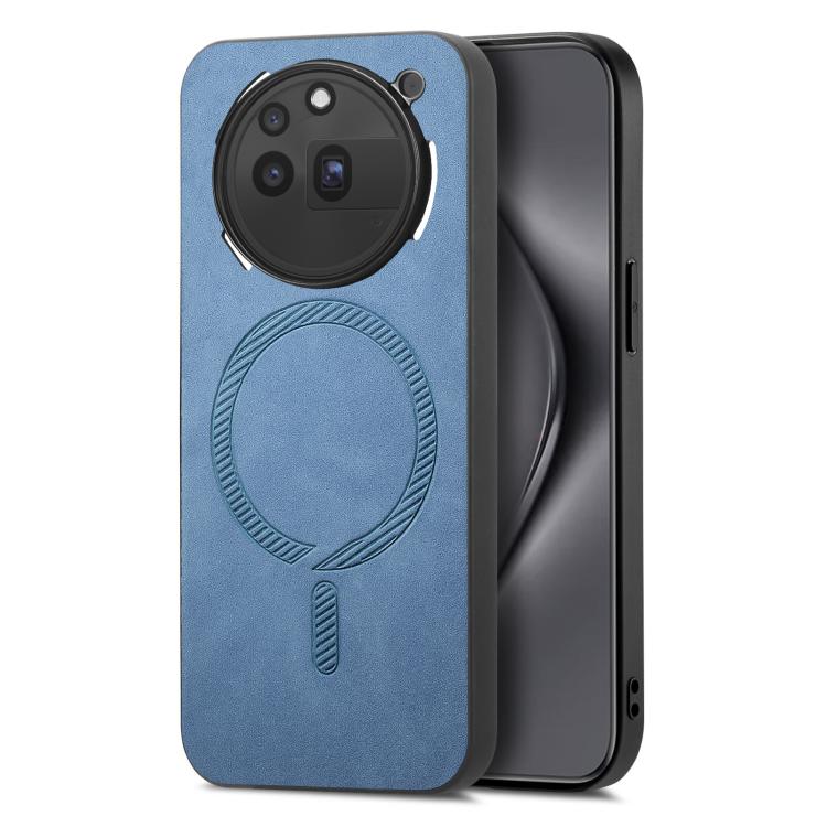 For Nothing Phone 3a Pro Retro Magsafe Magnetic PU Back Cover Phone Case