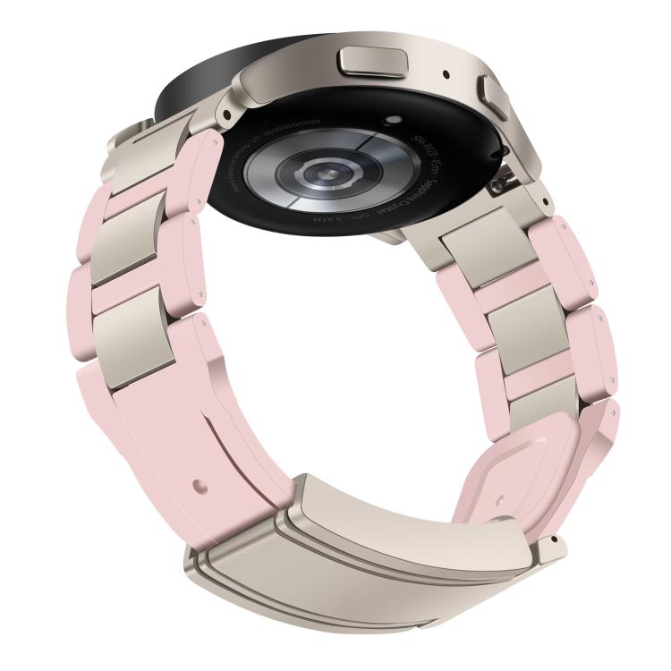 22mm Folding Magnetic Buckle Stainless Steel Rubber Watch Band