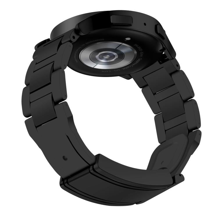 22mm Folding Magnetic Buckle Stainless Steel Rubber Watch Band