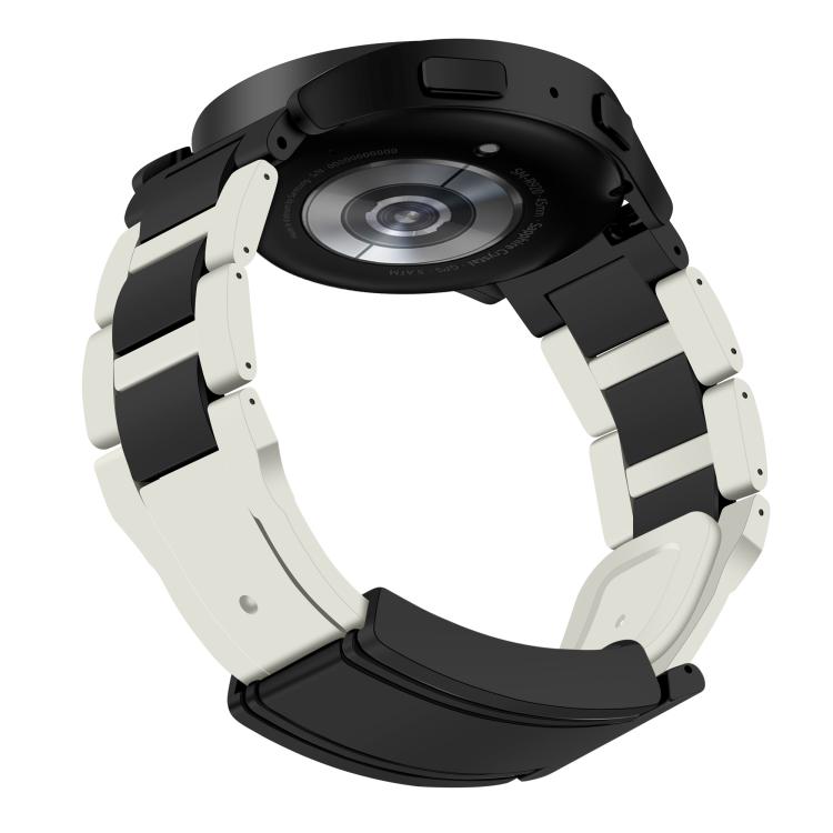 22mm Folding Magnetic Buckle Stainless Steel Rubber Watch Band